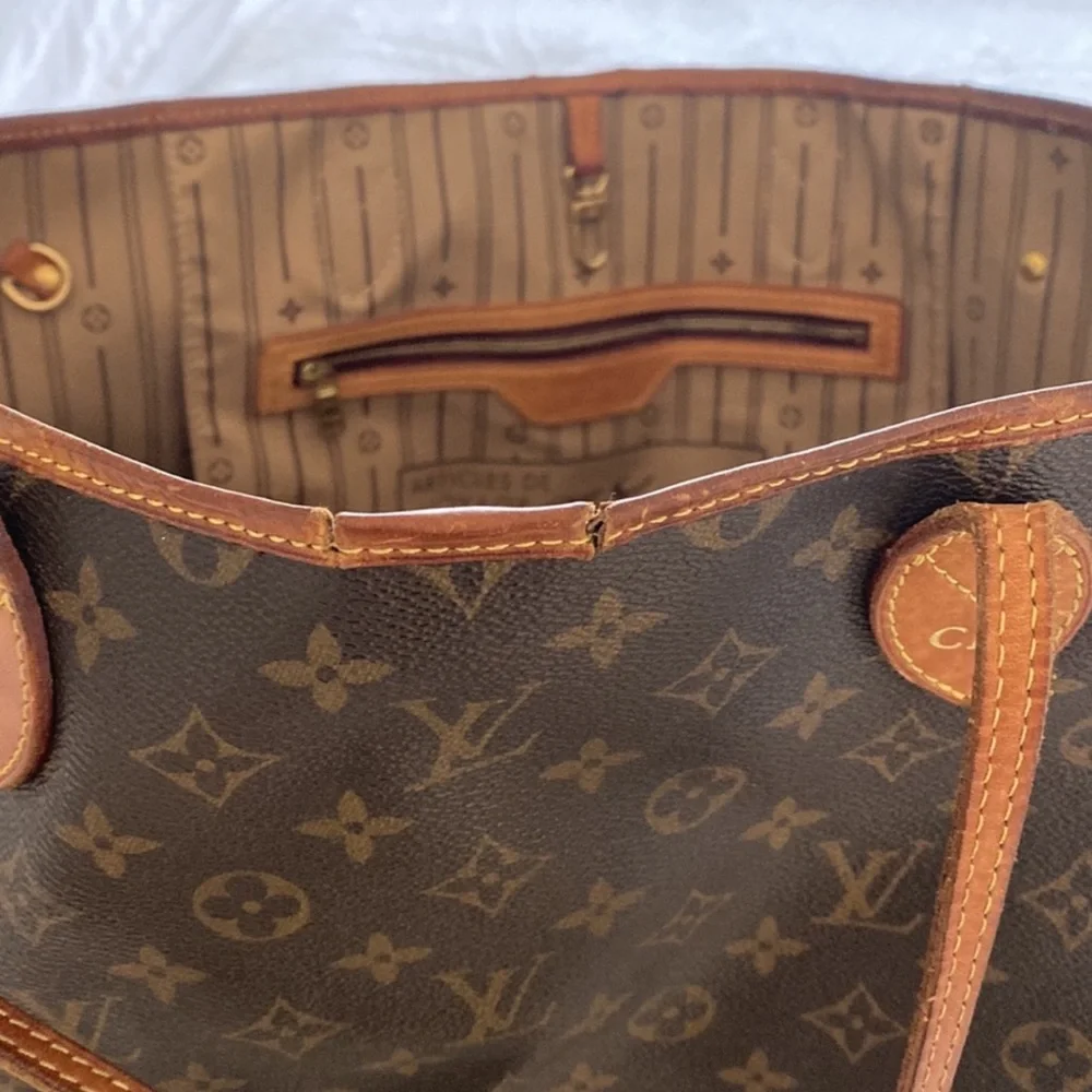 Louis Vuitton Monogram Canvas Brown Tote Bag